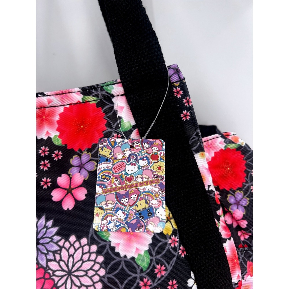 Sanrio Hello Kitty Balloon Tote Kimono Sakura‎ Zip Shoulder Bag Japan Exclusive - Picture 3 of 14